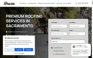 Alex Perez Roofing Inc. website