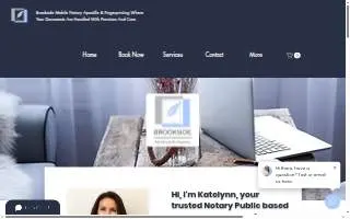 Brookside Mobile Notary Apostille & Fingerprinting website