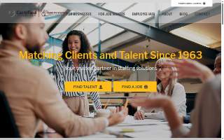 Certified Employment Group website