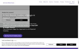 Cinematic Website Designs