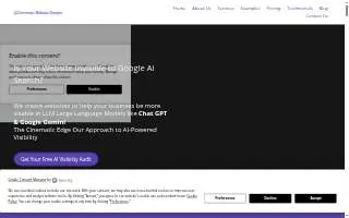 Cinematic Website Designs website