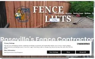 Fence Lifts website