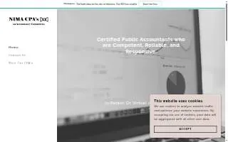 NIMA CPA's website