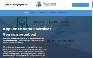 Nix Appliance Services of Roseville