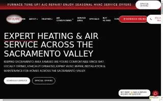Ray O. Cook Heating & Air website