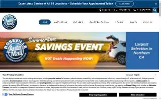 Roseville Automall website