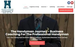 The Handyman Journey Business Consulting website