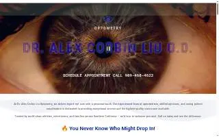 Alex Corbin Liu, OD website
