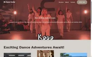 BK Dance Center website