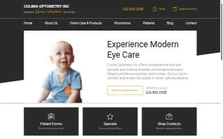 Colima Optometry Inc website
