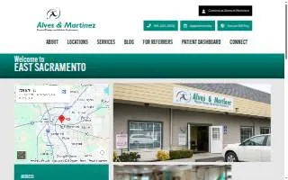 Alves & Martinez Physical Therapy - East Sacramento website