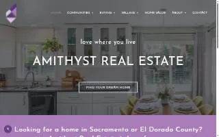 Amithyst Real Estate website