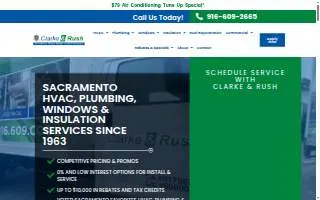 Clarke & Rush Mechanical website
