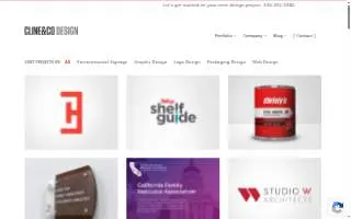 Cline&CO Design of Sacramento website