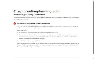 Creative Planning of Sacramento website