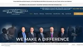 Dreyer Babich Buccola Wood Campora of Sacramento website