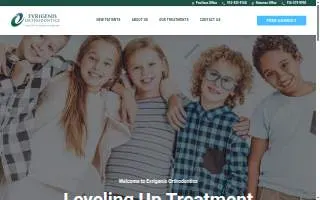 Evrigenis Orthodontics on Del Paso Road website