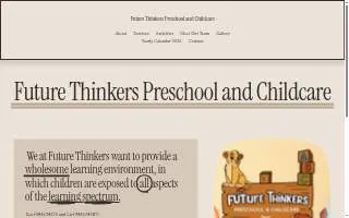 Future Thinkers Preschool and Childcare Inc. website