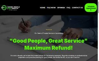 Good People Tax Service website