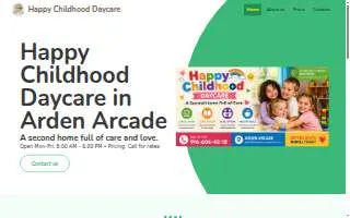 Happy Childhood website