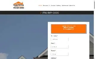 Harvey's House Painting website