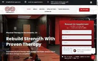 Infinite Performance Physical Therapy website