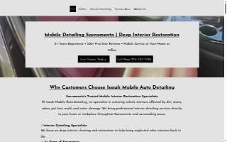 Issiah Mobile Auto Detailing of Sacramento