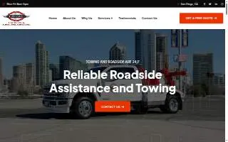 Loyal Towing of Sacramento website