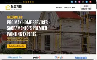 MAX Pro Home Services website
