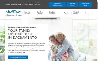 Midtown Optometric Group website