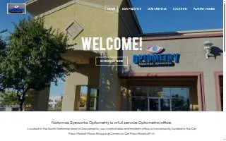 Natomas Eyeworks Optometry website