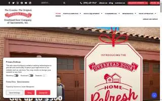 Overhead Door Company of Sacramento, Inc. website