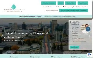Parkside Pharmacy Compounding and Wellness Center website