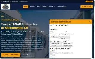 Quality HVAC Repair Sacramento CA website