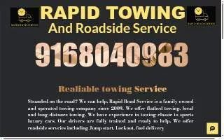 Rapid Towing & Road Service of Sacramento website
