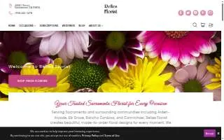 Relles Florist website