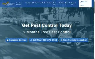Sacramento Pest Control by Millennium Termite and Pest website