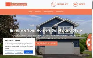 Sacramento Roofing Repair website