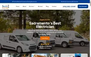 Sagan Electric of Sacramento website