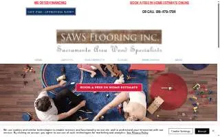 SAWS Flooring Inc of Sacramento website
