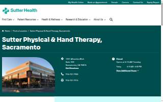 Sutter Physical & Hand Therapy, Sacramento