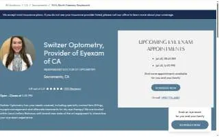 Switzer Optometry, Provider of Eyexam of CA website