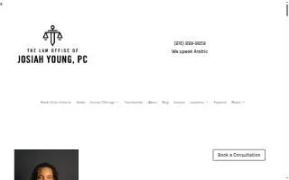 The Law Office of Josiah Young, PC - Family Law and Business Attorneys website