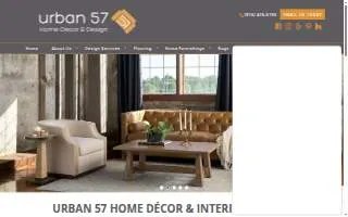 Urban 57 Home Decor & Interior Design of Sacramento website