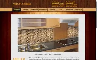 Visa Flooring website