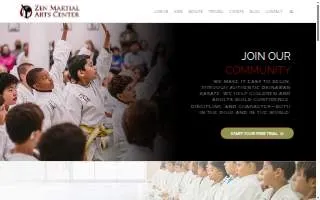 Zen Martial Arts Center of Sacramento website