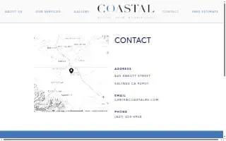 Coastal Roofing and Solar website