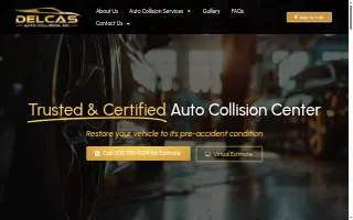 Delcas Auto Collision,Inc website