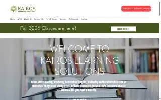 Kairos Learning Solutions website