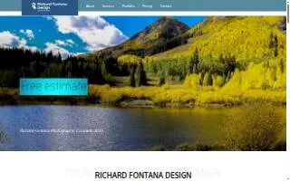 Richard Fontana Design website